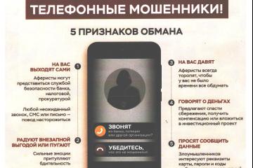 Осторожно: телефонные мошенники!